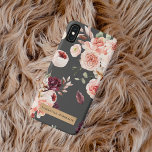 Modern Pastel Flowers & Kraft Personalised Gift iPhone XS Max Case<br><div class="desc">Modern Pastel Flowers & Kraft Personalised Gift</div>