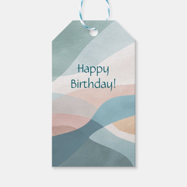 Modern Pastel Gift Tags (Front)