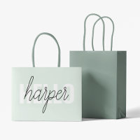 Modern Pastel Mint Hello And You Name