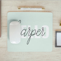 Modern Pastel Mint Hello And You Name