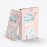 Modern Pastel Pink & Blue Child Name