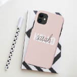 Modern Pastel Pink Hello And You Name<br><div class="desc">Modern Pastel Pink Hello And You Name</div>