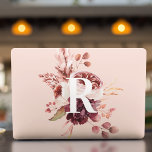 Modern Pastel Pink & Red Floral With Initial HP Laptop Skin<br><div class="desc">The Modern Pastel Pink & Red Floral With Initial design is a visually stunning and sophisticated combination of soft pastel pink hues and vibrant red tones. At the centre of the design is a customisable initial, adding a personal touch to the overall aesthetic. The initial is bold and prominent, standing...</div>