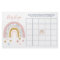Modern Pastel Rainbow Baby Shower Baby Bingo