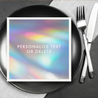 Modern Pastel Rainbow Mermaid Unicorn Holographic