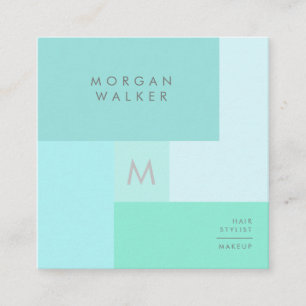 Modern Pastel   Square Business Card