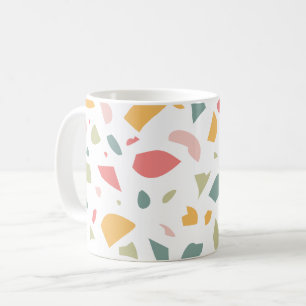 Modern pastel terrazzo pattern coffee mug