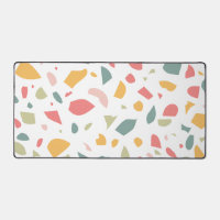 Modern pastel terrazzo pattern