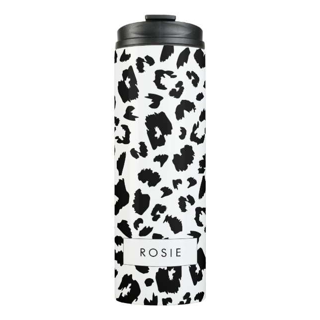 Modern pastel terrazzo pattern thermal tumbler (Front)