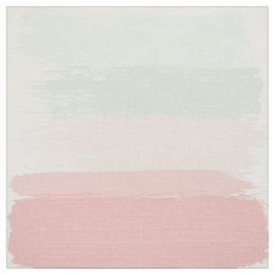 Modern pastel watercolor brushstrokes stripes fabr fabric