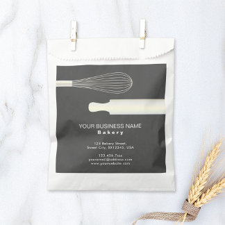 Modern Pastry Chef Bakery Packaging Bags
