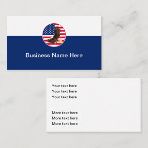 Modern Patriotic Themed Business Cards