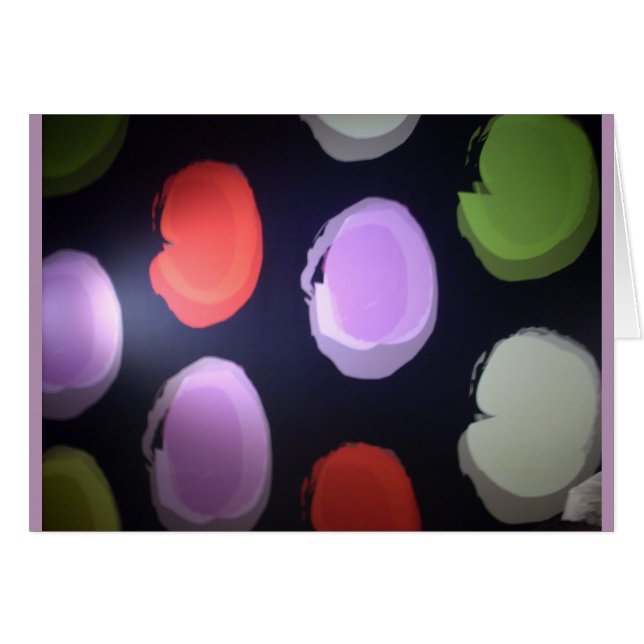 Modern Pattern: Colourful Polka Dot Pattern (Front Horizontal)