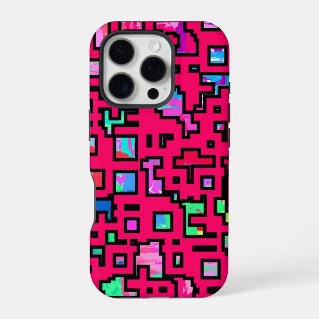 Modern Pattern Design  iPhone Case (Back)