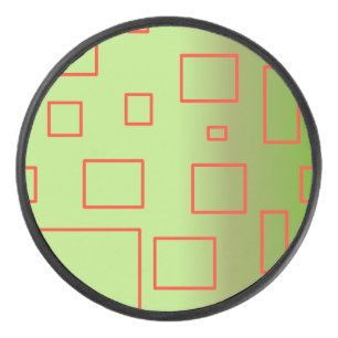 Modern Pattern Green Puck