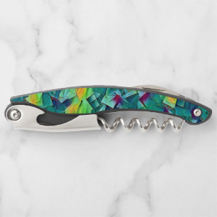 Modern Pattern Mosaic Green Beautiful Corkscrew