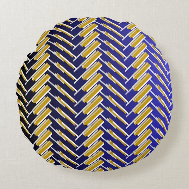 Modern Pattern Round Cushion (Front)