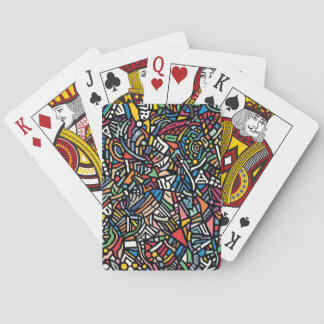 Modern Patterned abstract Playing Cards