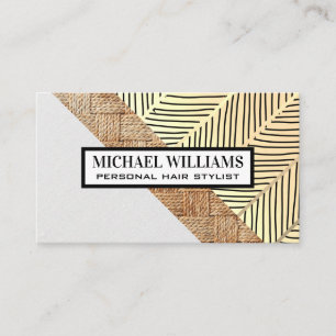 Modern Patterns and Material  Business Card