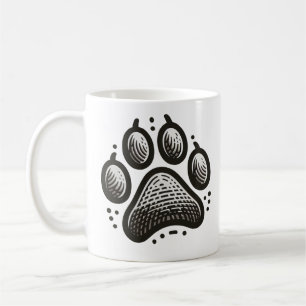 Modern Paw Print Mug – Unique Animal Lover Gift