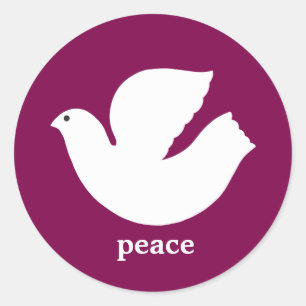 Modern Peace Holiday Envelope Seal