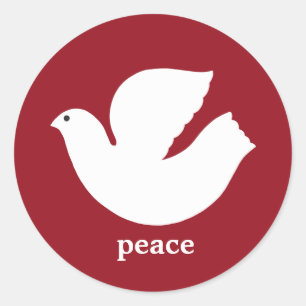 Modern Peace Holiday Envelope Seal