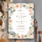 Modern Peach Floral Islamic Muslim Wedding