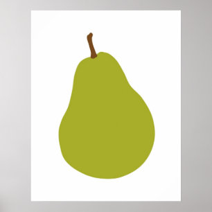 Modern Pear print for your kitchen or home