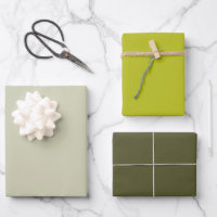 Modern Pearl Dark Apple Green Solid Colour Chic
