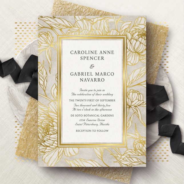 Modern Peonies Contemporary Floral Wedding (Creator Uploaded)