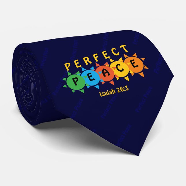 Modern PERFECT PEACE Tie (Rolled)