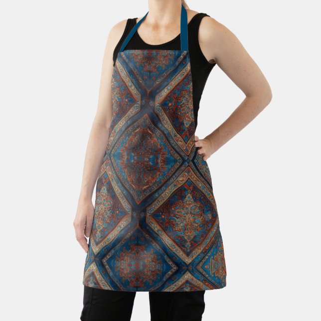 Modern Persian Beautiful Old Pattern Collection Apron (Insitu)