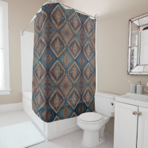 Modern Persian Beautiful Old Pattern Collection Shower Curtain