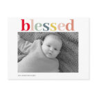 Modern Personal Photo | Colorful Blessed