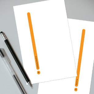 Modern Personal Stationery   Side Margin