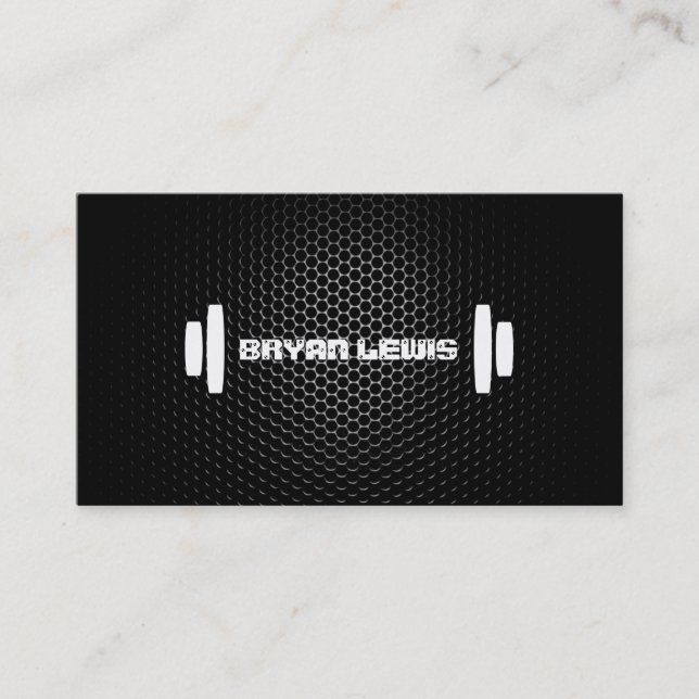 Modern Personal Trainer Business Card (Front)