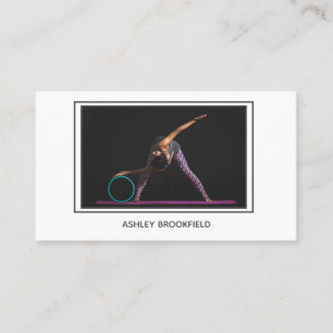 Modern Personal Trainer Photo Business Card