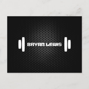 Modern Personal Trainer Post Card