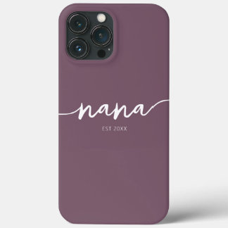 Modern Personalise Grandmother Mother's Day Gift iPhone 13 Pro Max Case
