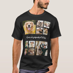 Modern Personalised 10 Photo Collage T-Shirt