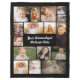Modern Personalised 16 Photo Collage Custom Colour