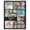 Modern Personalised 19 Photo Collage Black