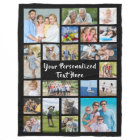 Modern Personalised 21 Photo Collage Custom Colour