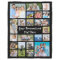 Modern Personalised 21 Photo Collage Custom Colour