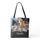 Modern Personalised 4 Pet Photo Name Dog Lover