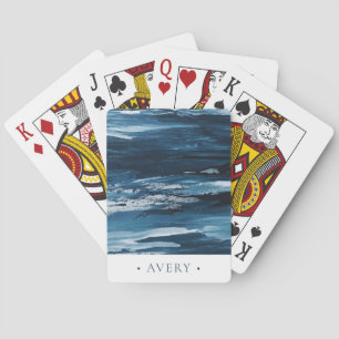 Modern Personalised Abstract Playing Cards