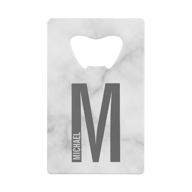 Modern Personalised Bold Monogram and Name (Front)