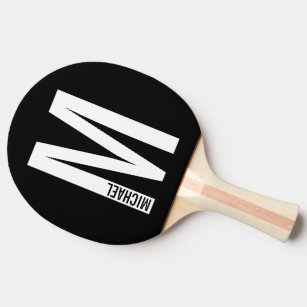 personalised ping pong paddle