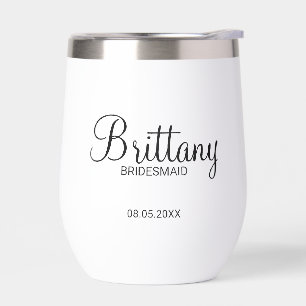 Modern Personalised Bridesmaids Name