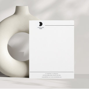 Modern Personalised Business with Logo Custom Letterhead